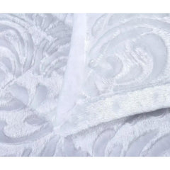 3pcs Embossed Bedspread Set - Coverless Comforter with 2 Pillow Shams, Lightweight All-Season Bedding - Soft Teddy Fleece Bedspread