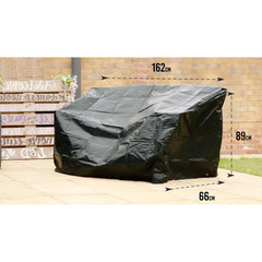 Heavy Duty 3-Seater Waterproof Outdoor Garden Bench Cover with Corner Eyelets – Fits Benches up to 160cm