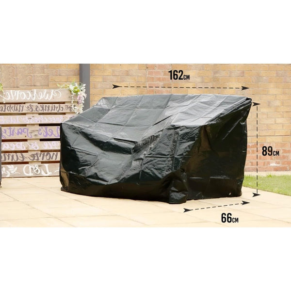Heavy Duty 3-Seater Waterproof Outdoor Garden Bench Cover with Corner Eyelets – Fits Benches up to 160cm