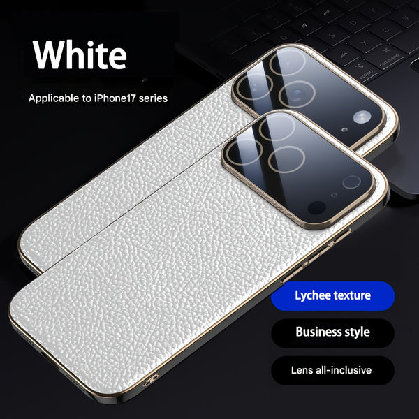Phone Case - Light Luxury Business Phone Case for Iphone 17Promax Ultra Thin Anti Drop Mens Protective Cover