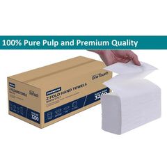 Paper Hand Towels Z fold tissues Multi Fold Premium Quality PACK 2 PLY 3200, Bulk Large Value Pack Hand Towels