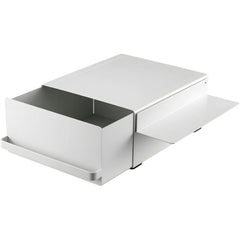 Modern Coffee Capsule Drawer Rack with Sliding Side Tray, Multi-Purpose Countertop Storage Box for Kitchens, Coffee Bars, Offices & Worktops