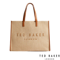 Ted Baker Pallmer Large Raffia Tote