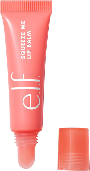 E.L.F. Squeeze Me Lip Balm, Moisturising Lip Balm for a Sheer Tint of Colour, Infused with Hyaluronic Acid, Vegan & Cruelty-Free, Grape