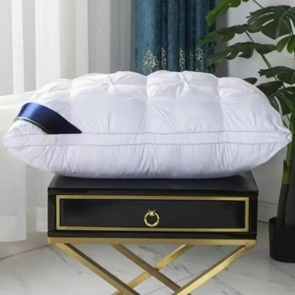 Pack of 2 Upgraded Thickened 5-Star Hotel Quality Pillows – Non-Collapsing High Core for Deep Sleep & Neck Support, Hypoallergenic Polyester Cover, Perfect for Home, Bedroom