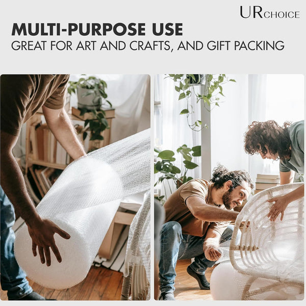 Bubble Roll 1000 mm x 75 m – Bubble Packaging Roll, Thick Polythene Roll for Moving, Packing & Shipping, Strong Cushioning for Fragile Items, Home, Office & Warehouse Use