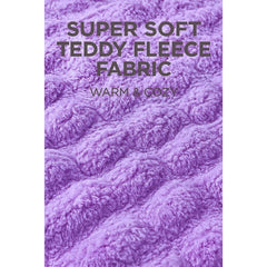 Teddy Fleece Reading Pillow with Arms Soft Backrest Support Cushion 65x40cm for Bed and Sofa in 4 Colours