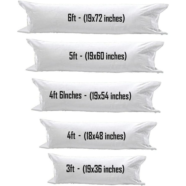 Premium Hollowfiber Filled Bolster Pillow Full Body Orthopedic Long Pillow for Side Sleeper, Back, Neck, Maternity Support Pregnancy Pillow