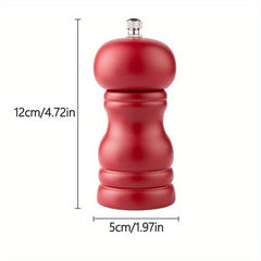 High Gloss Wooden Salt And Pepper Grinder Set