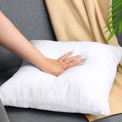 Utopia Bedding Cushion Inner Pads (Pack of 2), 45 X 45 Cm (18 X 18 Inches) Cushion Stuffer Inserts, Hollowfibre Pillows (White)