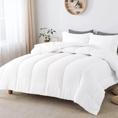 Luxury Hotel Style 1pc Duvet Quilt Insert Comforter Heavy Filling Breathable Fluffy– All Seasons Comfort – Lightweight Summer to Warm Winter – 4.5 10.5 13.5 15 Tog – Single Double Super King Bedding Size