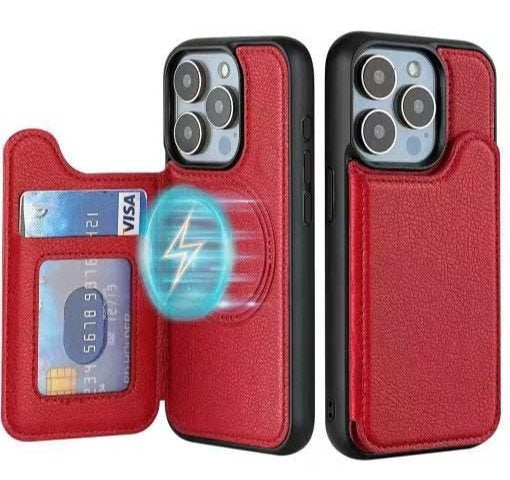 Few Millions Convenience Pro Magnetic Wallet Case - Secure Credit Card Holder, Full-Body Protection & Wireless Charging Support for Apple