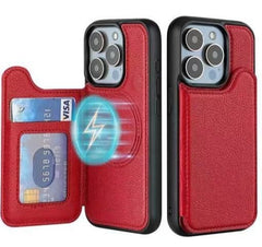 Few Millions Convenience Pro Magnetic Wallet Case - Secure Credit Card Holder, Full-Body Protection & Wireless Charging Support for Apple