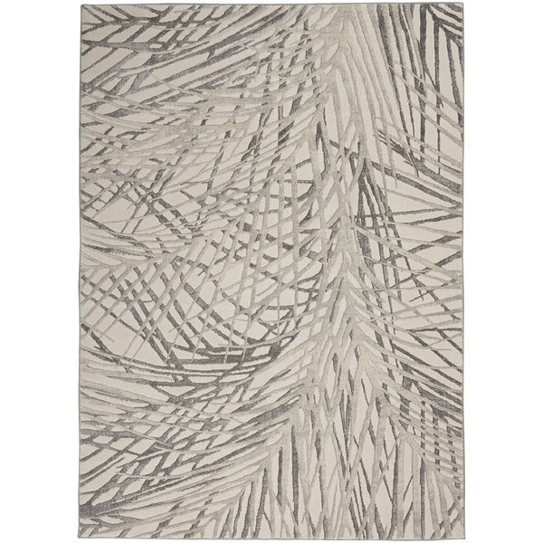 Rustic Textures Ivory & Grey Rug, 160 X 221 Cm