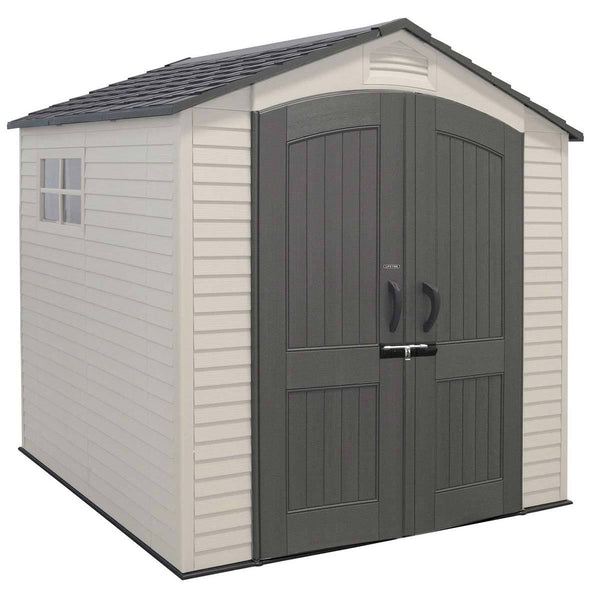 Lifetime 7ft x 7ft (2.1 x 2.1m) Outdoor Storage Shed - Model 60042/60190