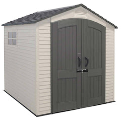 Lifetime 7ft x 7ft (2.1 x 2.1m) Outdoor Storage Shed - Model 60042/60190