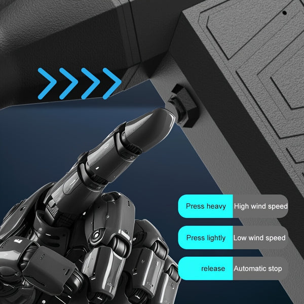 High Speed Violent Turbo Fan High Power Car Dust Blower Multifunctional Portable Violent Camping Fan Handheld Outdoor Camping Hair Dryer, Brushless Motor Turbofan Violent Fan High Speed Turbo Fan, Dust Buster, Air Buster