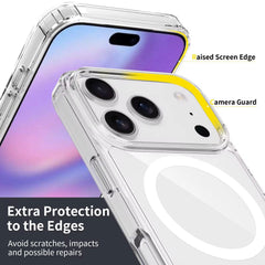 IPhone 17 Meg-Safe Phone Case Anti-Scratch Slim Phone Case Cover- Clear