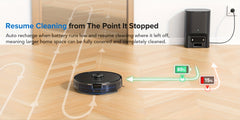 3-in-1 Robot Vacuum and Mop | 6000Pa Strong Suction, 3.0L Dust Bag, 70-Day Self-Emptying, 360° PSD Obstacle Avoidance, Multi-Floor Mapping, WiFi/Alexa/APP Control, L15MAX, Lubluelu Brand