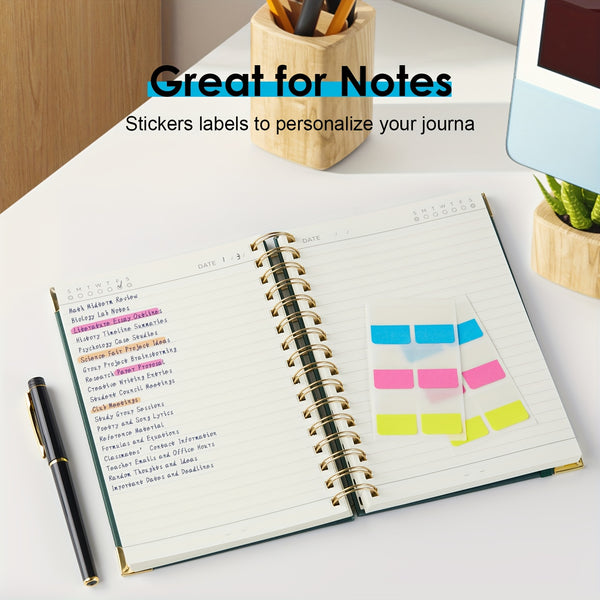 Notebook Notepad A5, 300 Pages Wirebound Spiral Notebook, 100GSM Thick Paper, No Bleed, Leather Cover Journal with Tree Design & Golden Spiral Binding, Perfect for School Writing, 16.5 X 21cm