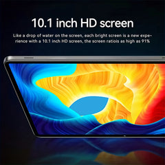 NEW Tablet Android 16 2 in 1 Tablet 10.1-Inch IPS Display 12GB RAM(4GB+8GB Expand) 128GB ROM, Support 1TB TF Card Extension, with Keyboard, Mouse, Stylus, Holder Case, 5G Wi-Fi & Wireless, GMS, Tablet, Pad