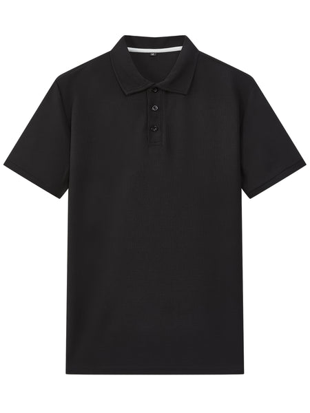 Men's Waffle Casual Suit Top Short Sleeve Turnover Collar Shirt Bottom Leisure Pants Comfortable and Clean Suitable for Spring and Summer Wear