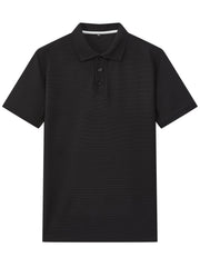 Men's Waffle Casual Suit Top Short Sleeve Turnover Collar Shirt Bottom Leisure Pants Comfortable and Clean Suitable for Spring and Summer Wear