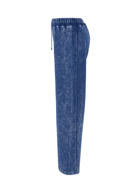 Women Acid Wash Zip Tracksuit Straight Leg Joggers - Stylish Female Jacket - Womenswear Full Sleeve Casual Comfort Zip Style Drawstring Pant