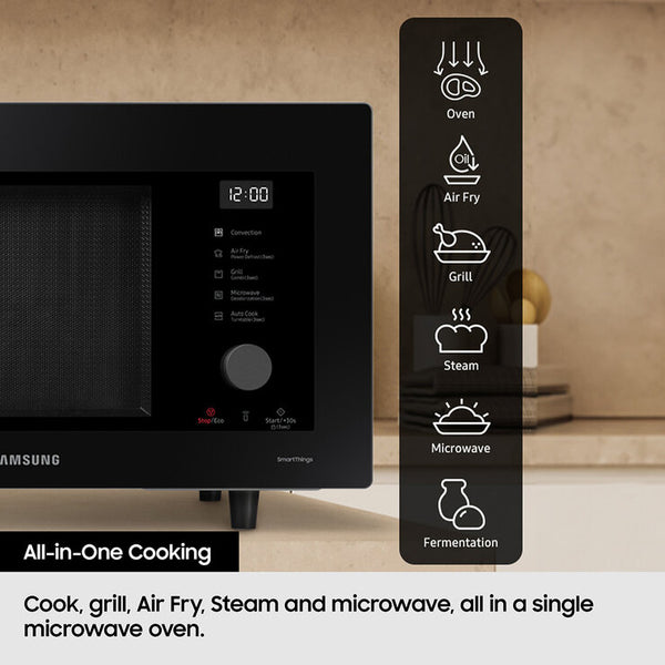 Samsung Smart Microwave Oven with Air Fryer and Steam, 32L MC32DB7746KC/E3