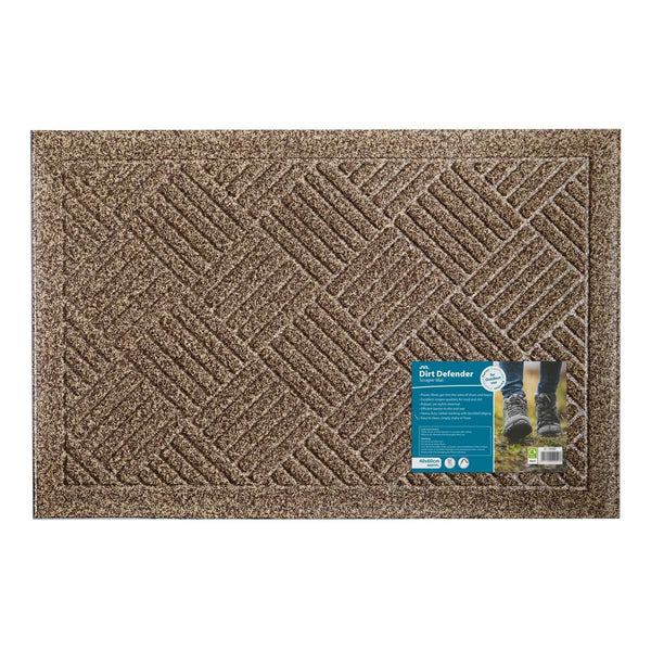 JVL Dirt Defender Door Mat in Beige, 40 X 60 Cm - 2 Pack