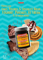 Luxardo Maraschino Cherries 400G (14.1 Oz) | Candied Marasca Cherries Soaked in Luxardo Marasca Cherry Syrup | the Ultimate Cocktail Cherry, Used in the Worlds Best Bars