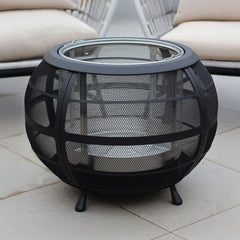Northwest Sourcing Sphere Wood Burning Fire Pit + Cover
