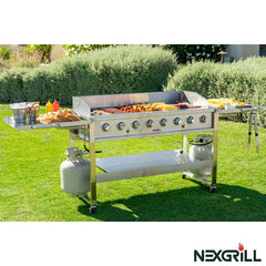 Nexgrill 8 Burner Event Barbecue Gas Barbecue Grill + Cover
