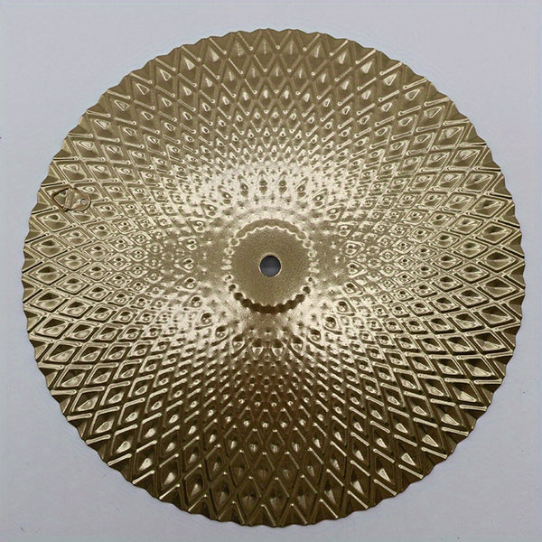 5/6/7pcs Elegant Golden Iron Art Round Wall Hanging Decor | European Style Wall Mount Home Decor for Living Room, Bedroom, Dining Room | Ideal Housewarming Gift, Art Deco Style, Iron Material