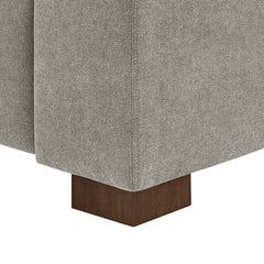Thomasville Miles Grey Fabric Corner Sofa with Power Footrests, Left Hand Facing