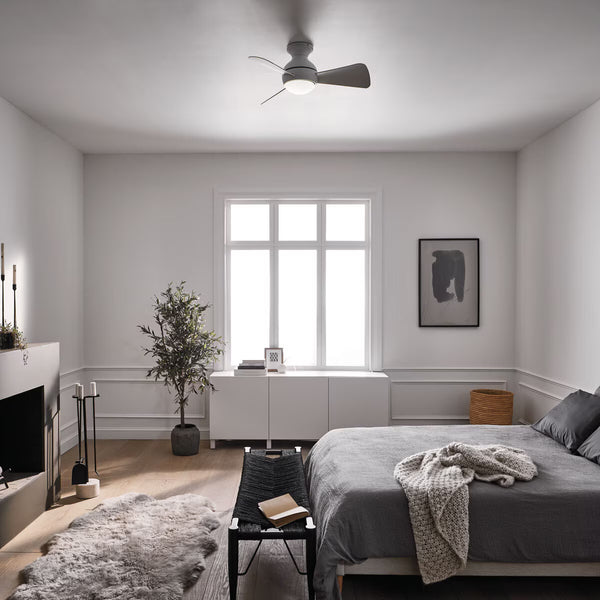 Kichler Sola 3 Blade (86Cm) Indoor Ceiling Fan with AC Motor and Remote Control