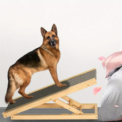 Dog Stair Ramp 70 * 35cm Adjustable Heights Pet Dog Non-Slip Puppy Ramp