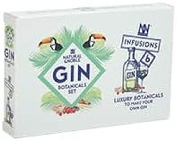 Gin Botanicals and Infusions Kit. Set of 6 Finest Botanicals and Spices for Gin