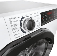 Hoover H-WASH 350 9Kg Freestanding Washing Machine, 1400 RPM, a Rated, Eco-Power Inverter Motor, Hon App, 60 Programmes, Eco Doser, Power Care System, White, 60X53X85 Cm - H3WPS496TAMB6-80