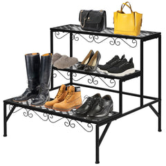 3 Tiers Plant Stand for Garden Patio Balcony