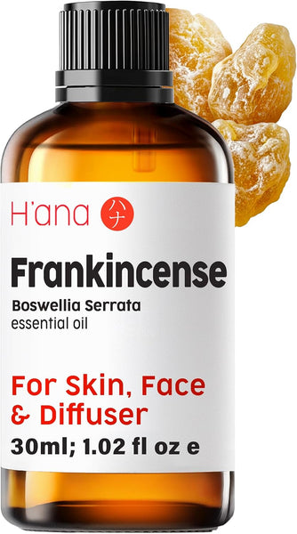 H'Ana Rose Essential Oil - 100% Pure and Natural Rose Oil for Face, Skin and Diffuser - with a Sweet, Fresh Scent, Smells like Fresh Roses - Symbolises Love and Beauty (30Ml)