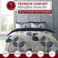 Microfiber Printed Bedding Set | Ultra Soft Duvet Quilt Cover Lightweight & Breathable Fabric | Elegant Patterned Design for Modern Bedrooms | Available in King Size | Machine Washable, Quick Dry & Long Lasting Comfort | LOCAL WAREHOUSE Dispatch | Trusted