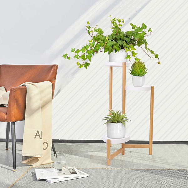 tall plant stands indoor uk Bamboo Plant Stands Indoor, 3 Tier Tall Corner Plant Stand Holder & Pl – CHERISH LEWIS