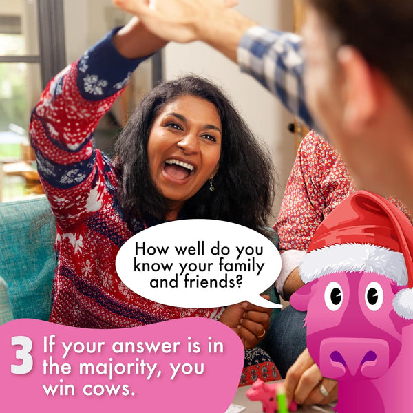 Herd Mentality – Udderly Hilarious Family & Party Board Game for Adults, Teens & Kids | 4–20 Players | Easy to Learn & Loved by Millions | Bonus Online Content | Great for Christmas Gifting