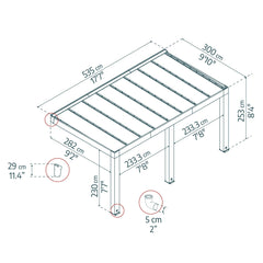 Palram Canopia Helsinki 9ft 10