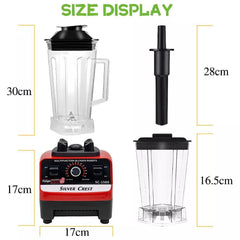 Multifunctional Blender Set, 2L+720ML Large Capacity Wall Breaker - High Power, 15 Adjustable Speeds, 4500W, Automatic Juicer,blenders for kitchen, blender for shakes and smoothies, slushy machine, food processor, blenders for kitchen heavy duty. Christma