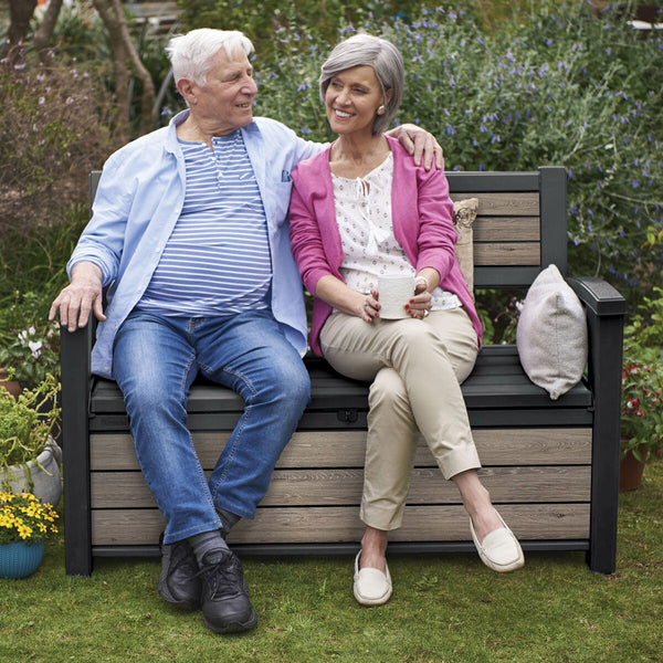 Keter Ashwood 227 Litre (60 Gallon) Storage Bench