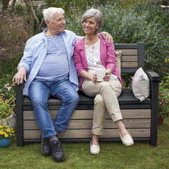 Keter Ashwood 227 Litre (60 Gallon) Storage Bench