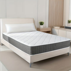 20Cm Medium-Firm Spring Hybrid Double Mattress Featuring Silent Innerspring And Pocket Springs for Comfortable Sleep, Available in All Sizes - Single/Small Double/Double, Mattress Delivered in a Box