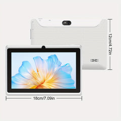 2025 Android 11 tablet, 7-inch tablet with protective case, 6GB (2+4expand) RAM+32GB ROM quad core processor, 2.0MP front+2.0MP rear camera, 3000mAh IPS tablet, Wi Fi tablet, birthday gift, Father's Day